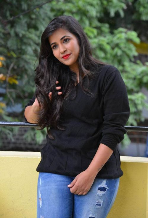 Telugu Actress Komali at Nenu Seethadevi Movie Release Date Press Meet 13
