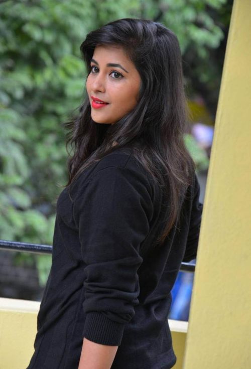 Telugu Actress Komali at Nenu Seethadevi Movie Release Date Press Meet 14