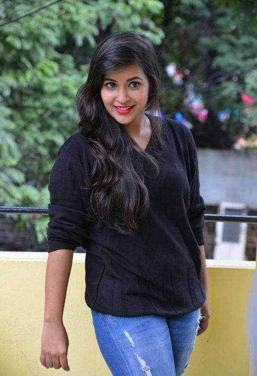 Telugu Actress Komali at Nenu Seethadevi Movie Release Date Press Meet 20