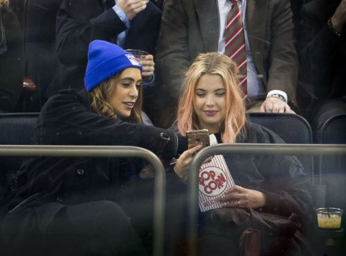 Ashley Benson at Toronto Maple Leafs vs. New York Rangers Game in New York 1