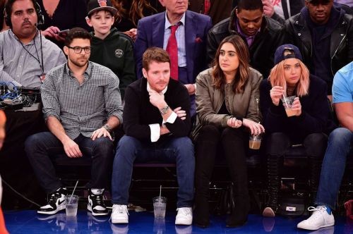 Ashley Benson at Washington Wizards vs. New York Knicks Game in New York 1