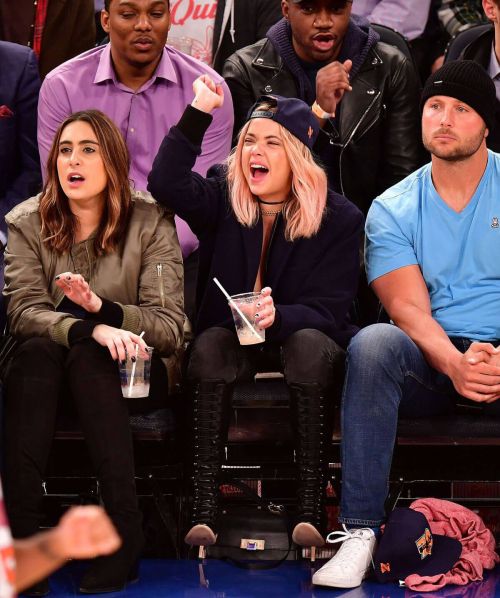Ashley Benson at Washington Wizards vs. New York Knicks Game in New York 2