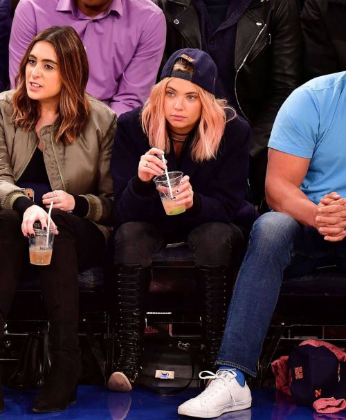 Ashley Benson at Washington Wizards vs. New York Knicks Game in New York 5