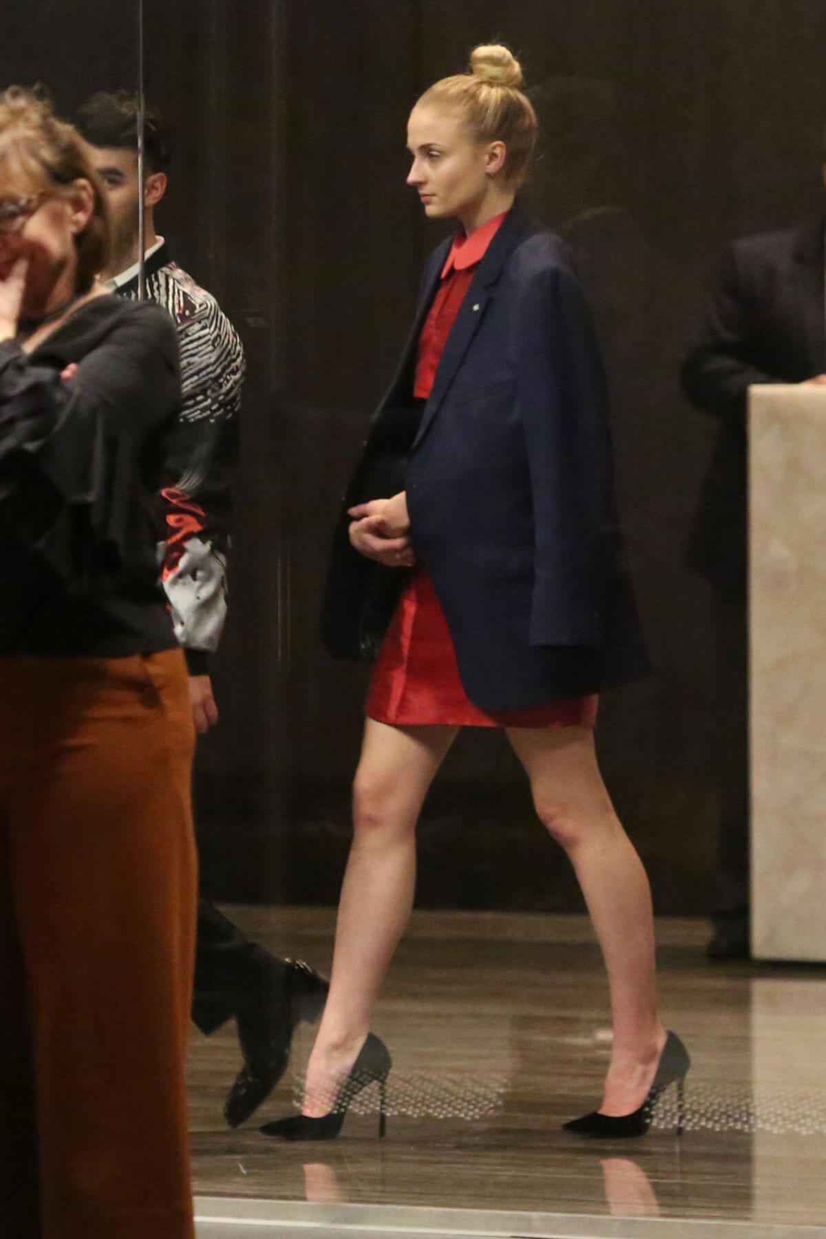 Sophie Turner Leaves Cade Hudson's Birthday Party