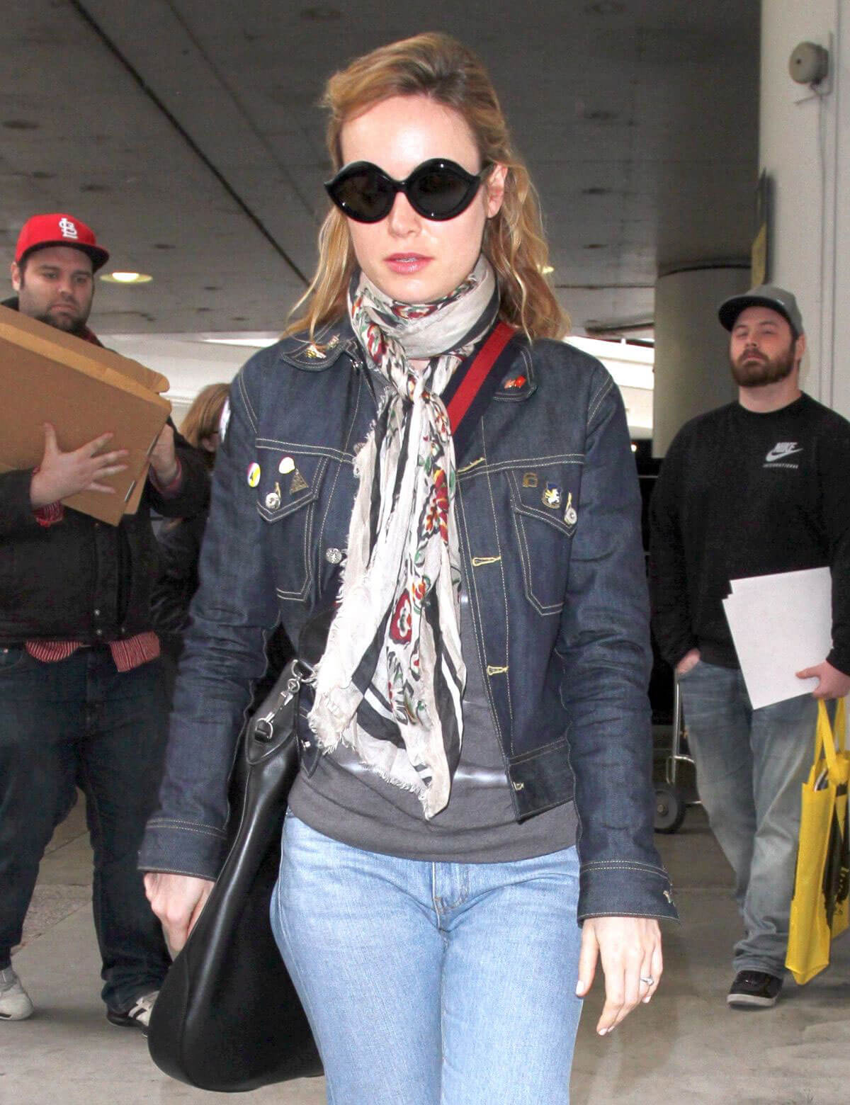 Brie Larson Stills at Los Angeles International Airport