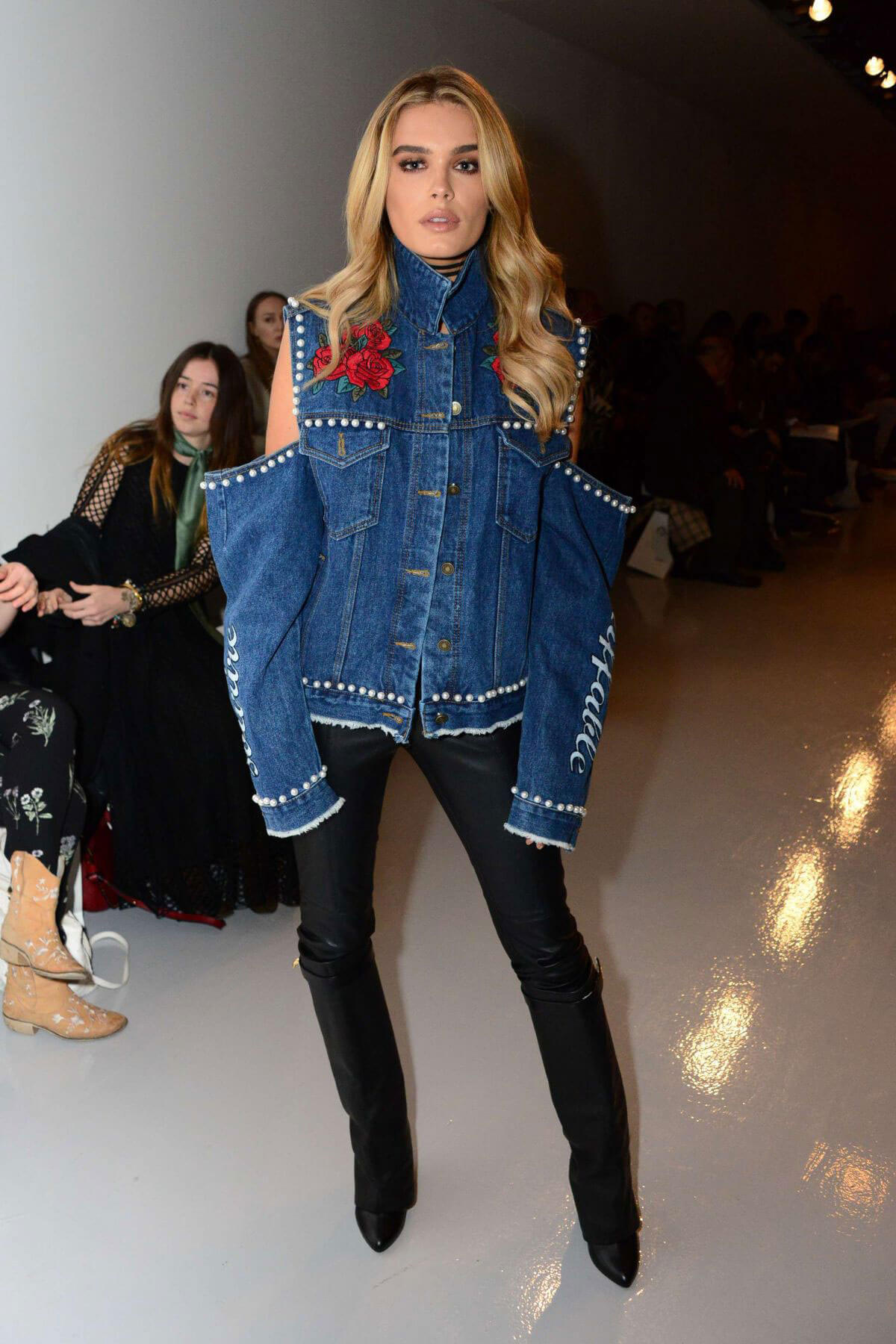 Chloe Lloyd Stills at Bora Aksu Fashion Show in London