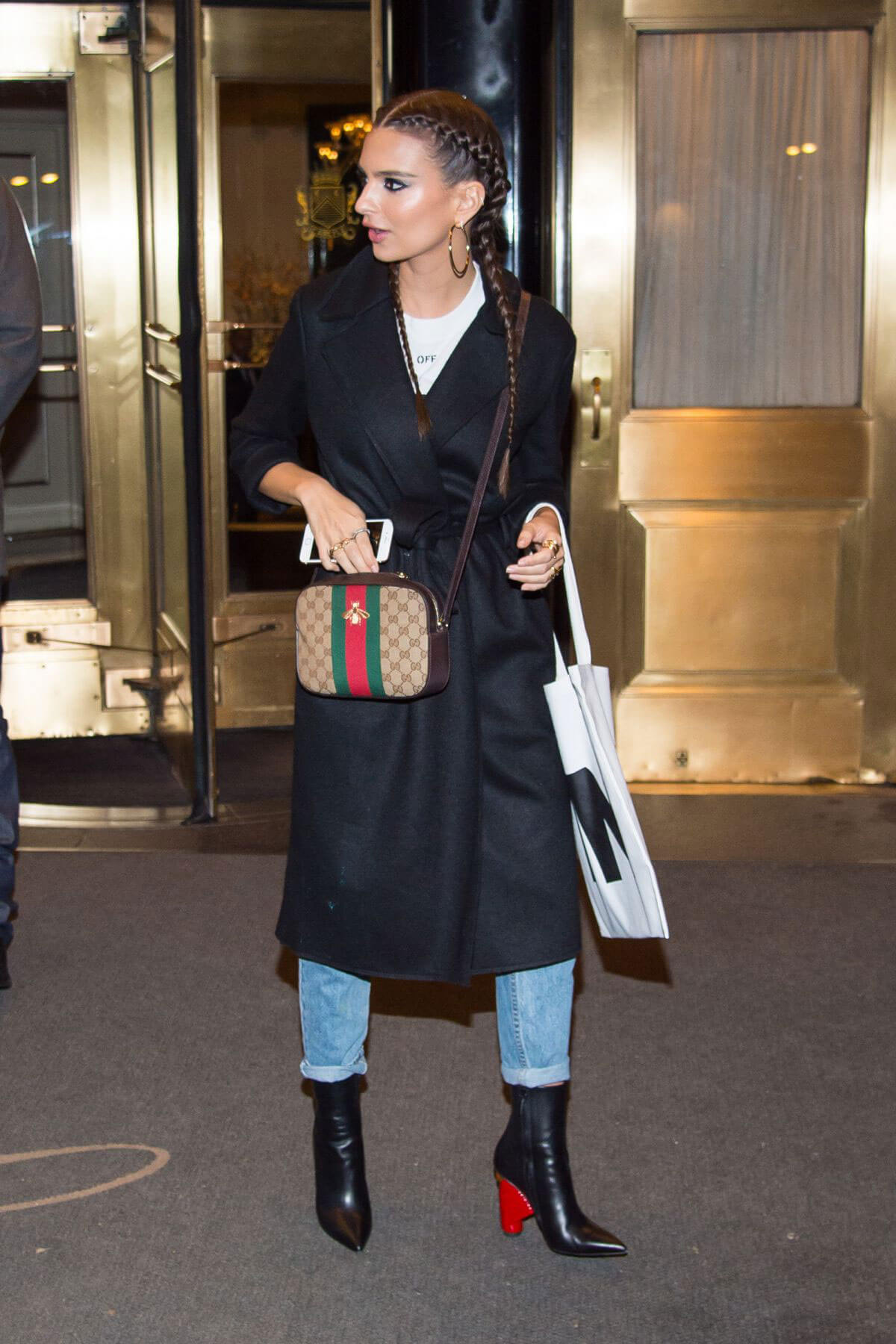 Emily Ratajkowski at Carlyle Hotel in New York