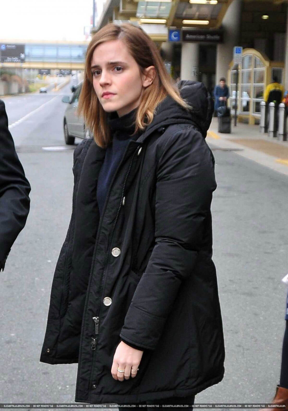 Emma Watson Arrives in Washington