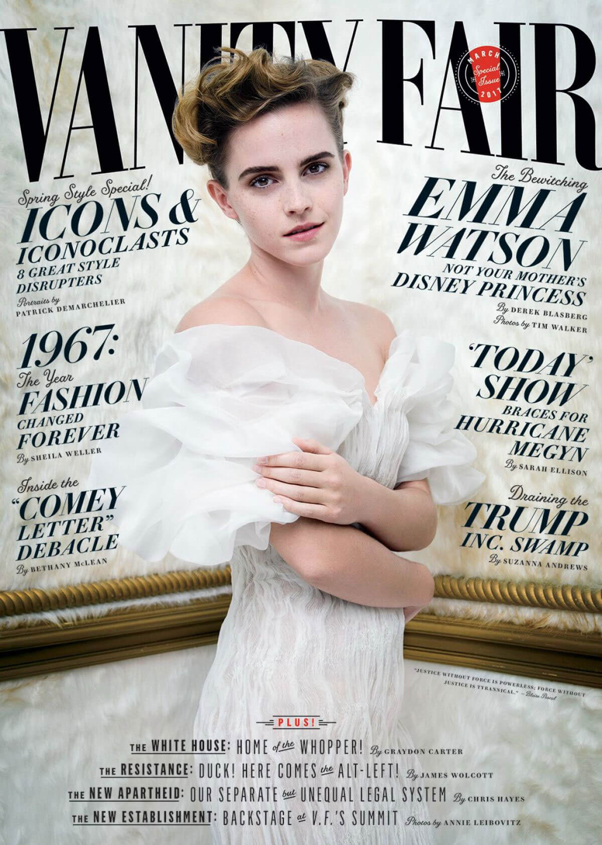 Emma Watson in Vanity Fair Magazine Photoshoot March 2017 1