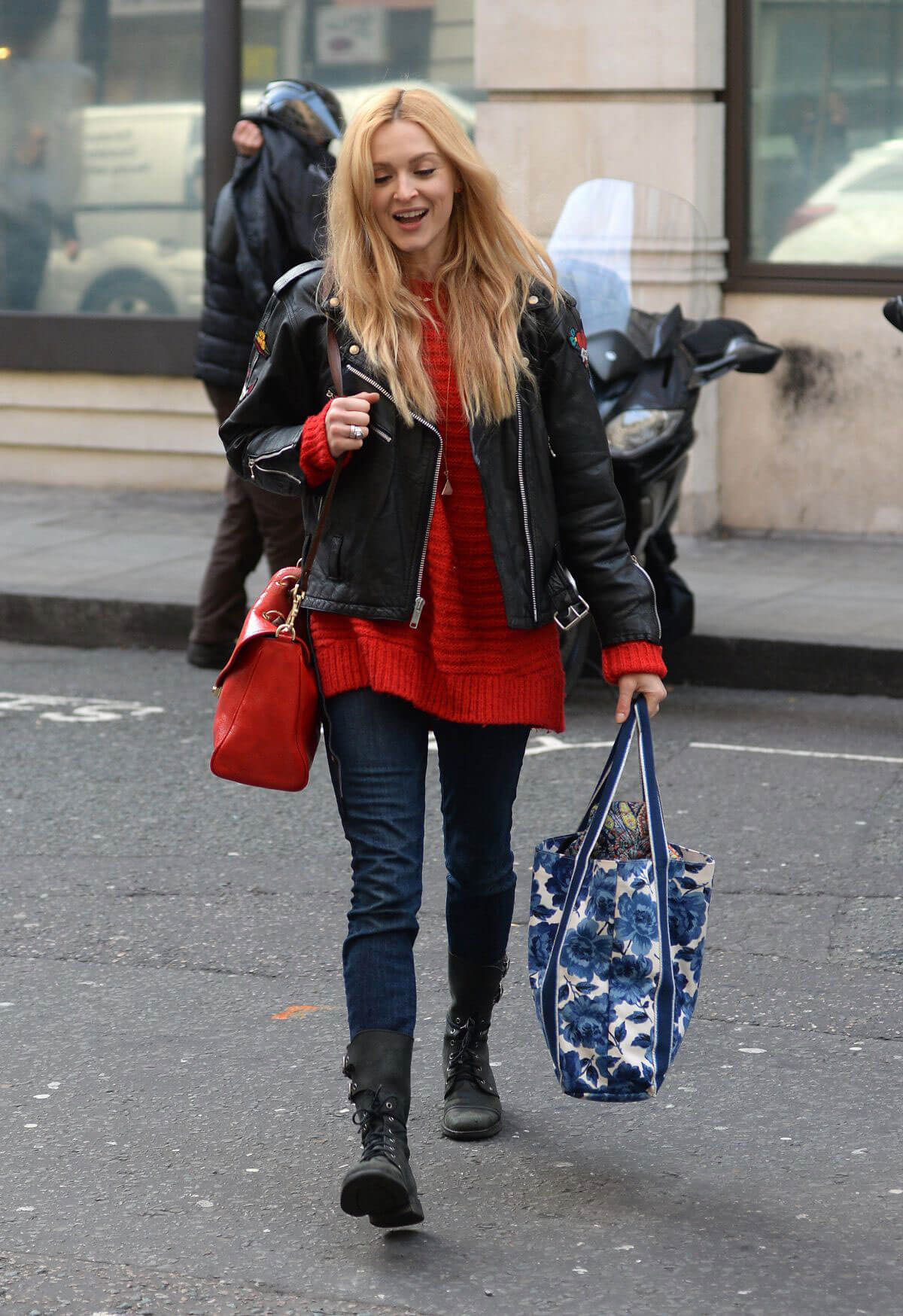 Fearne Cotton Arrives at BBC Radio 2 in London