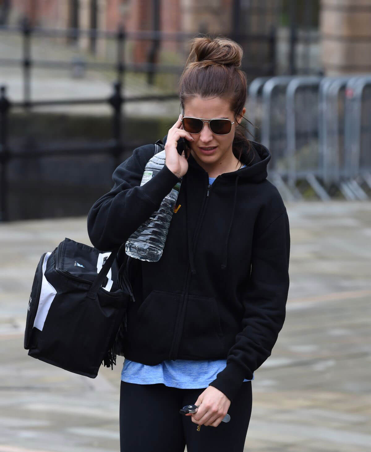 Gemma Arterton Stills Leaves Key 103 Radio in Manchester