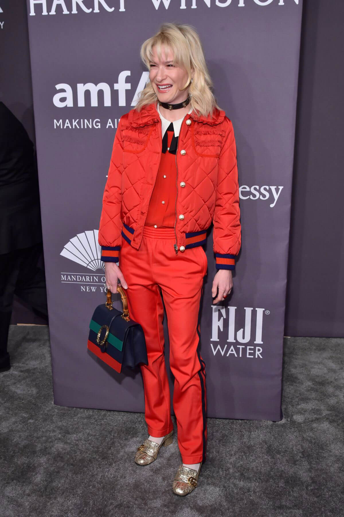 Julie Macklowe at AMFAR 2017 New York Gala