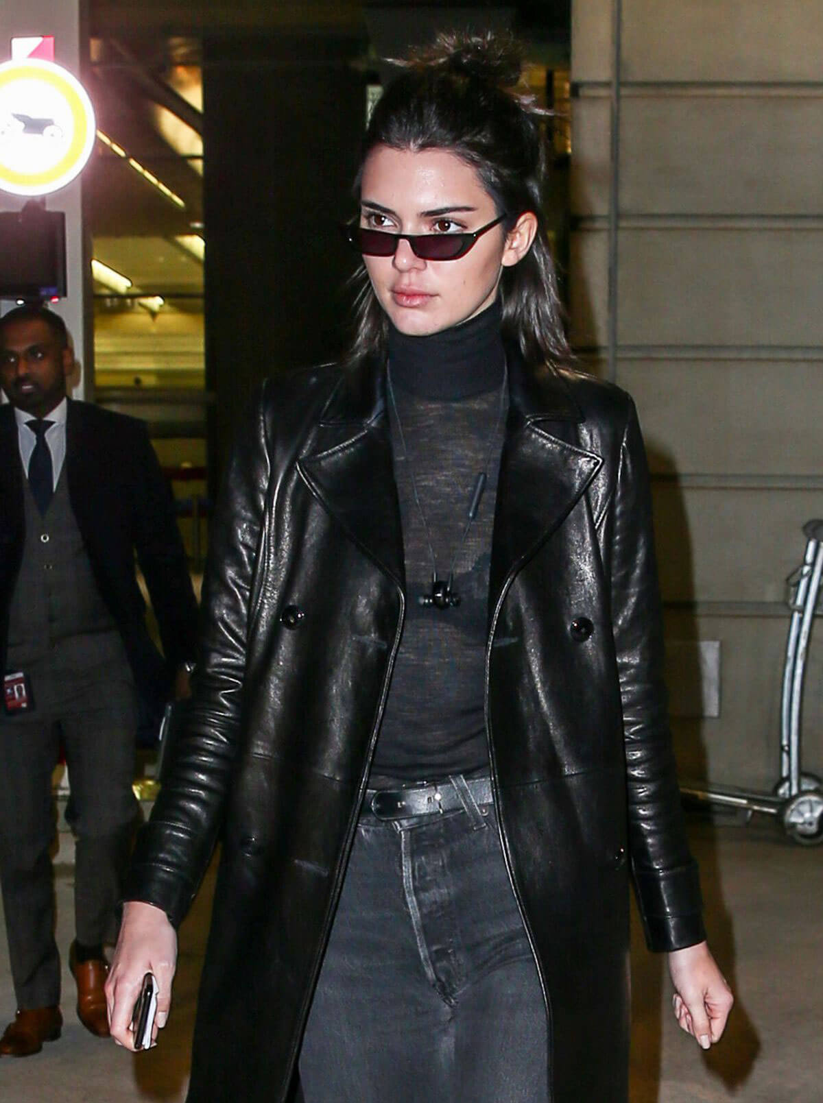 Kendall Jenner Stills at CDG Airport in Paris
