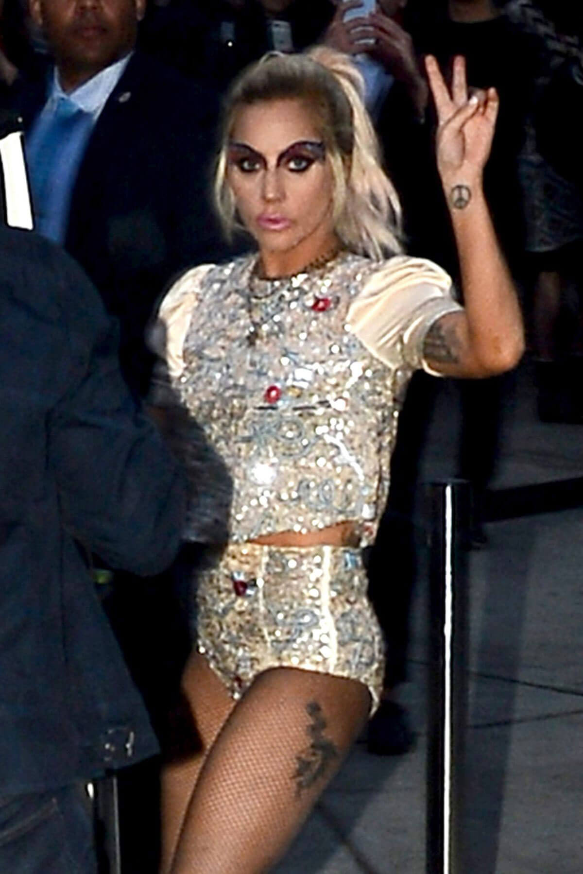 Lady Gaga Night Out in Brentwood