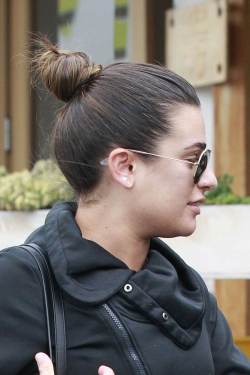 Lea Michele Stills Leaving M Cafe in Los Angeles 6