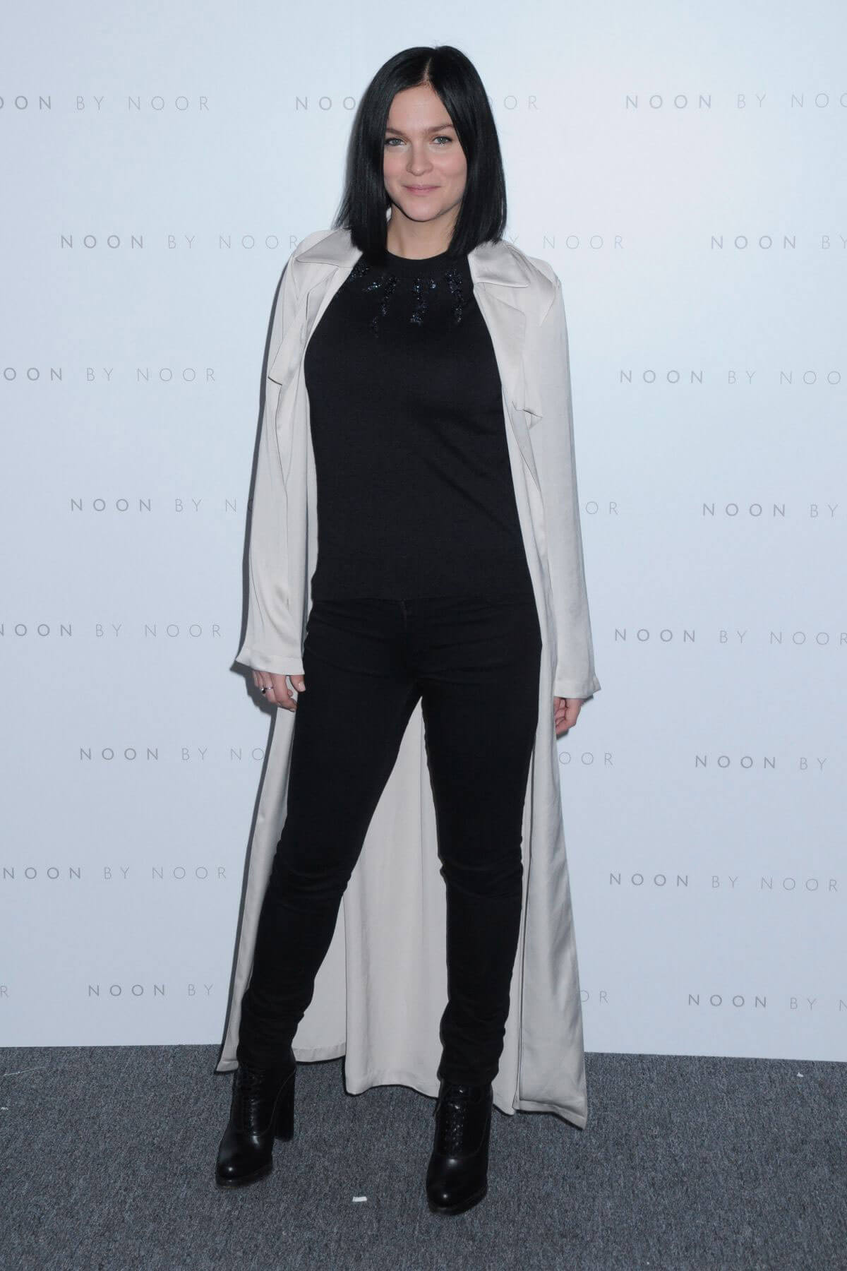 Leigh Lezark Stills at Noon by Noor Fall 2017 Fashion Show in New York