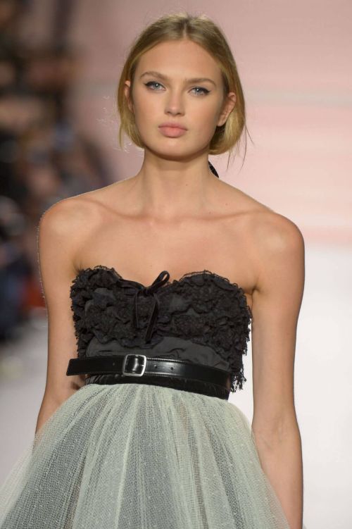 Romee Strijd Stills at Philosophy di Lorenzo Serafini Fashion Show in Milan 1