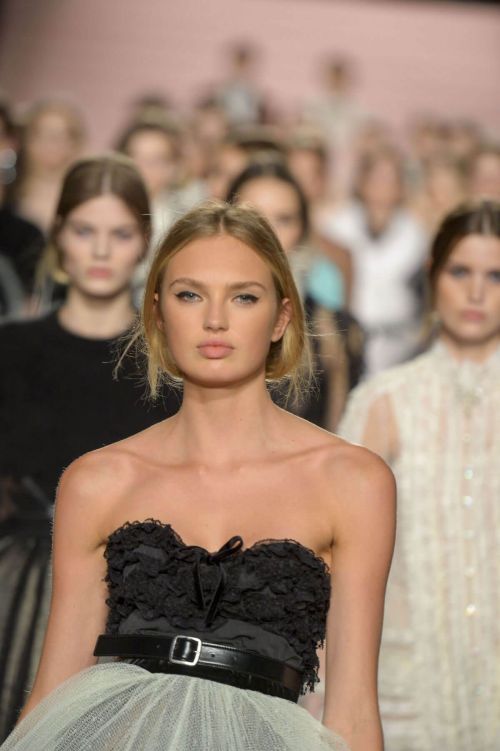 Romee Strijd Stills at Philosophy di Lorenzo Serafini Fashion Show in Milan 3
