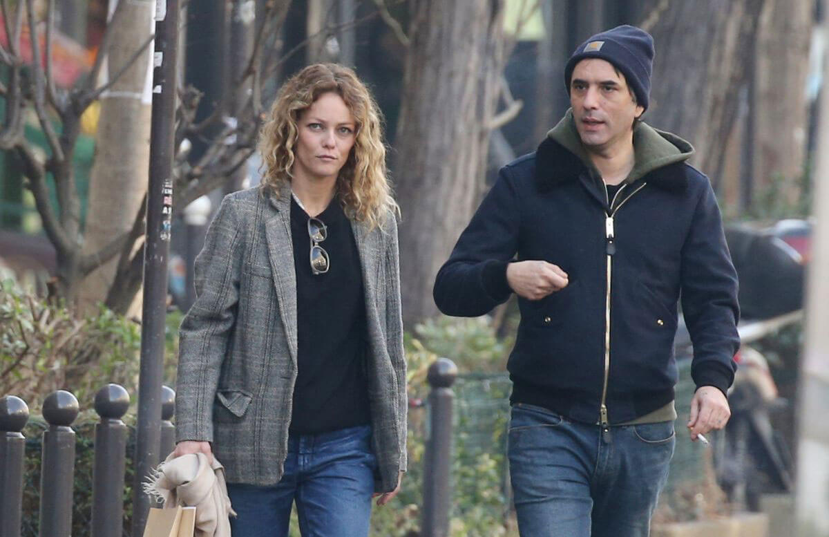 Vanessa Paradis and Samuel Benchetrit Stills Out in Paris