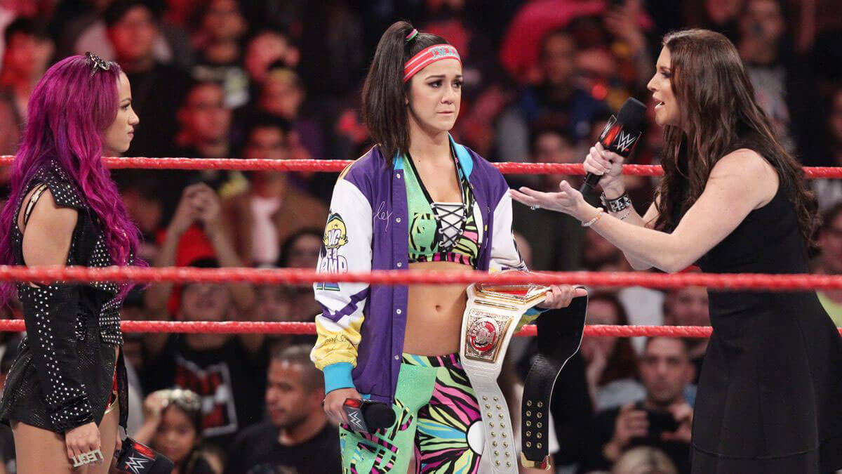 WWE Raw - Bayley, Charlotte Flair & Stephanie McMahon Photos 10
