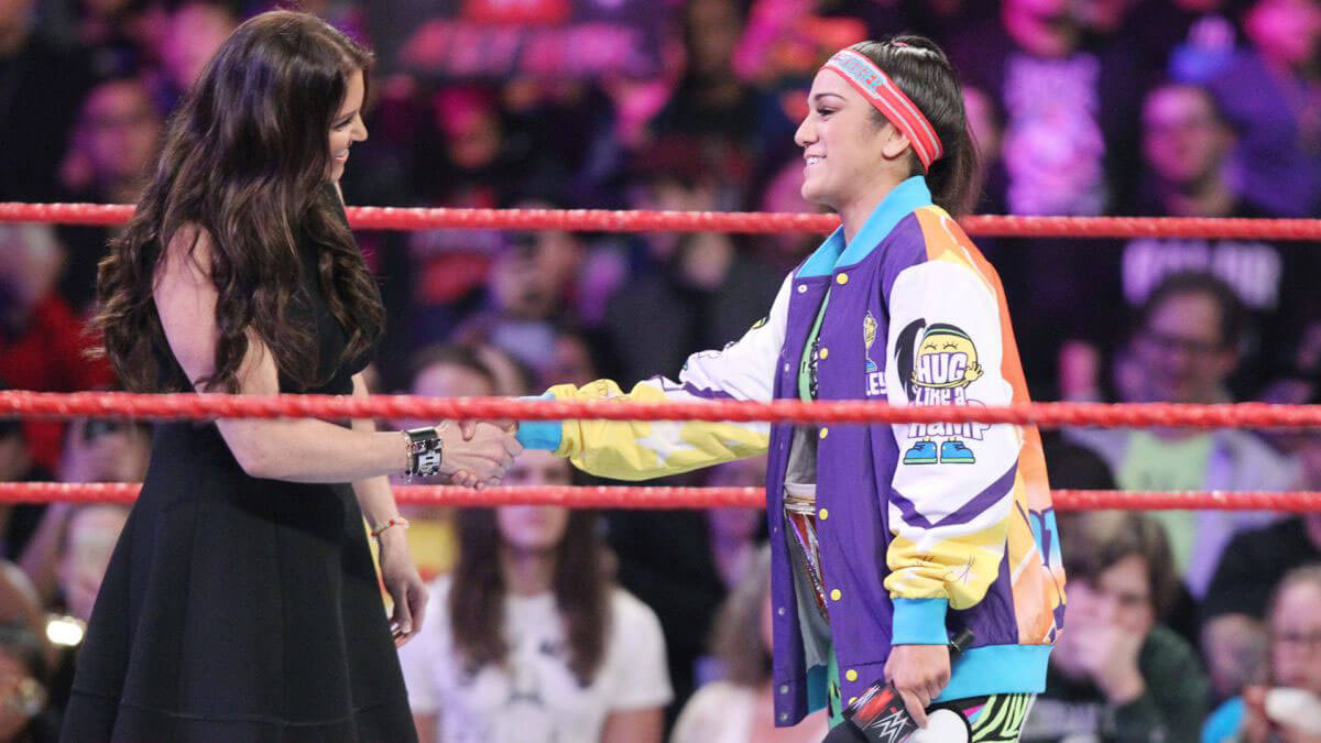WWE Raw - Bayley, Charlotte Flair & Stephanie McMahon Photos 4