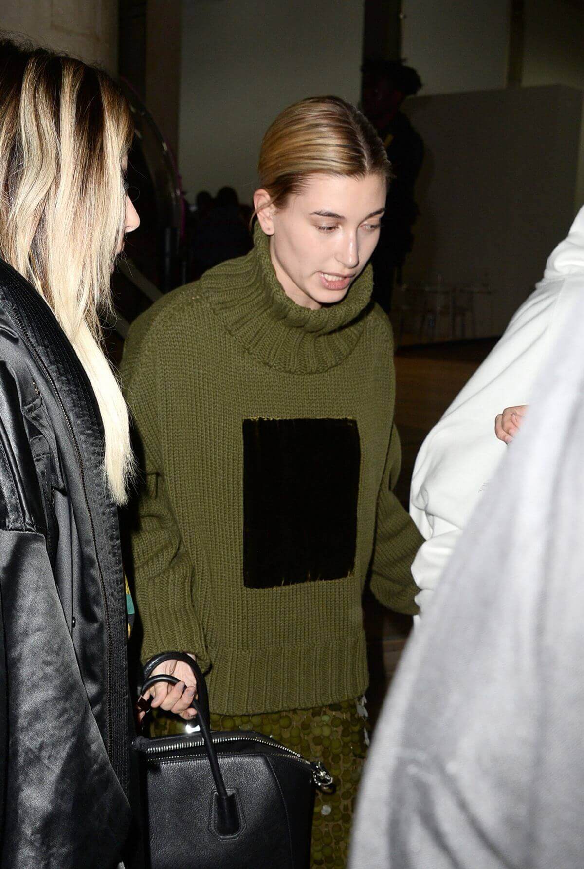 Hailey Rhode Baldwin Stills at Off-white Fashion Show at Paris Fashion Week