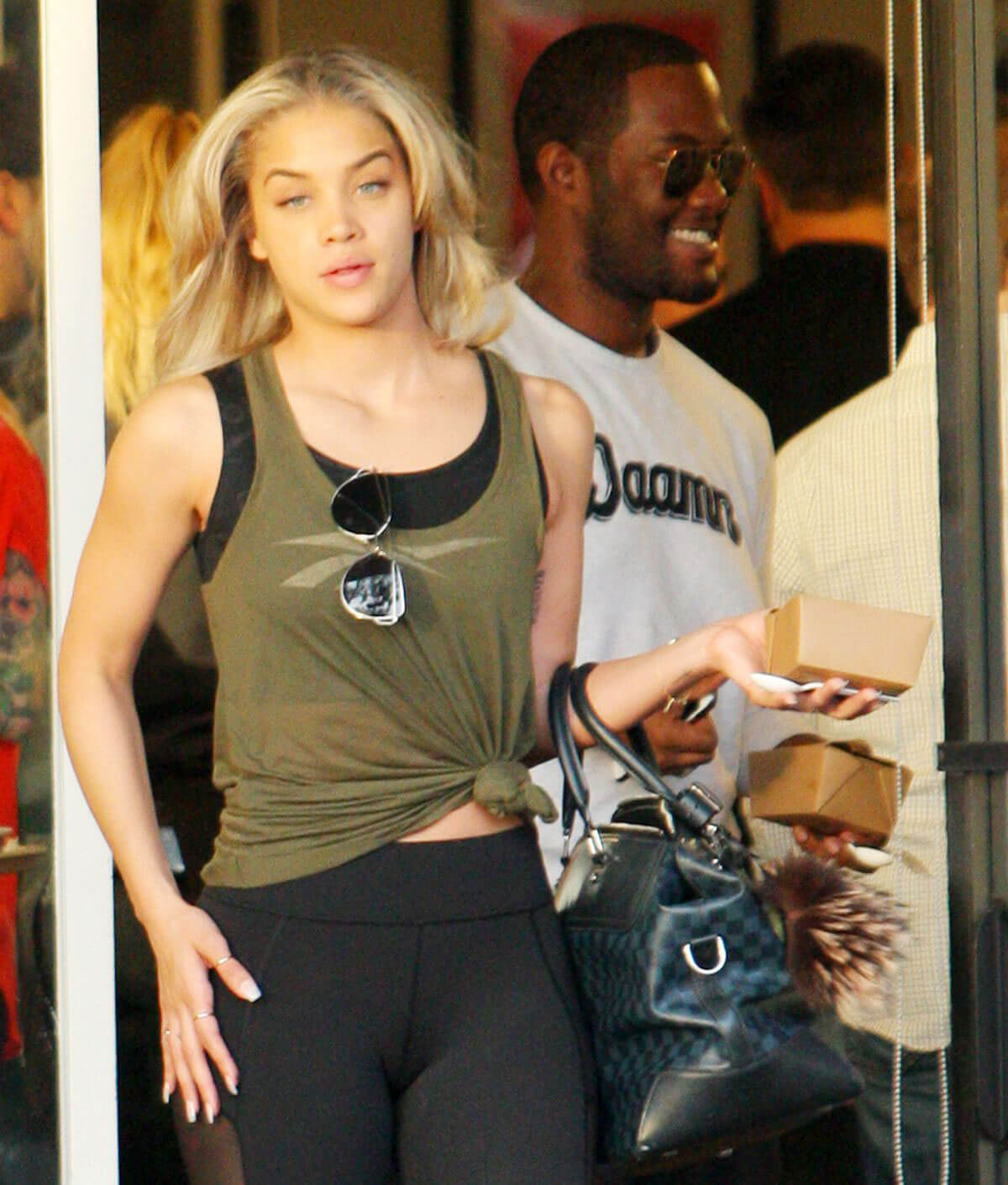 Jasmine Sanders Stills Out Shopping in Beverly Hills