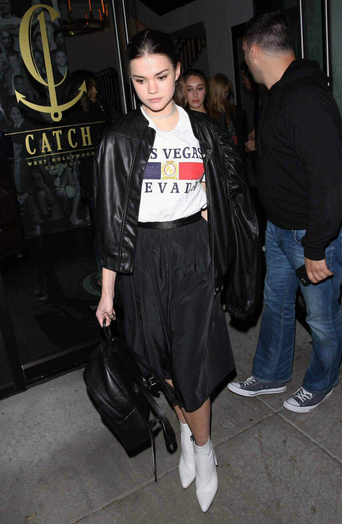 Maia Mitchell Stills Leaves Catch LA in West Hollywood