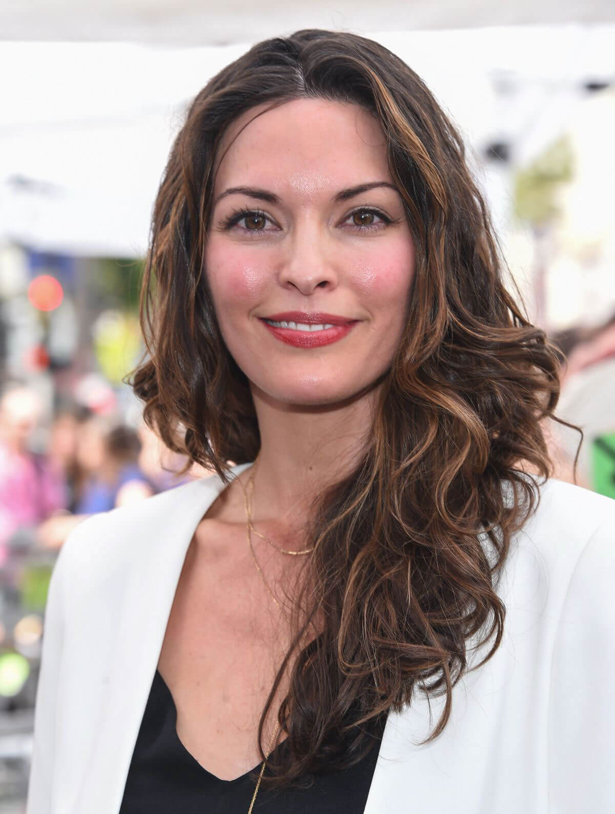Alana de la Garza Stills at Gary Sinise Honored with Star on Hollywood Walk of Fame