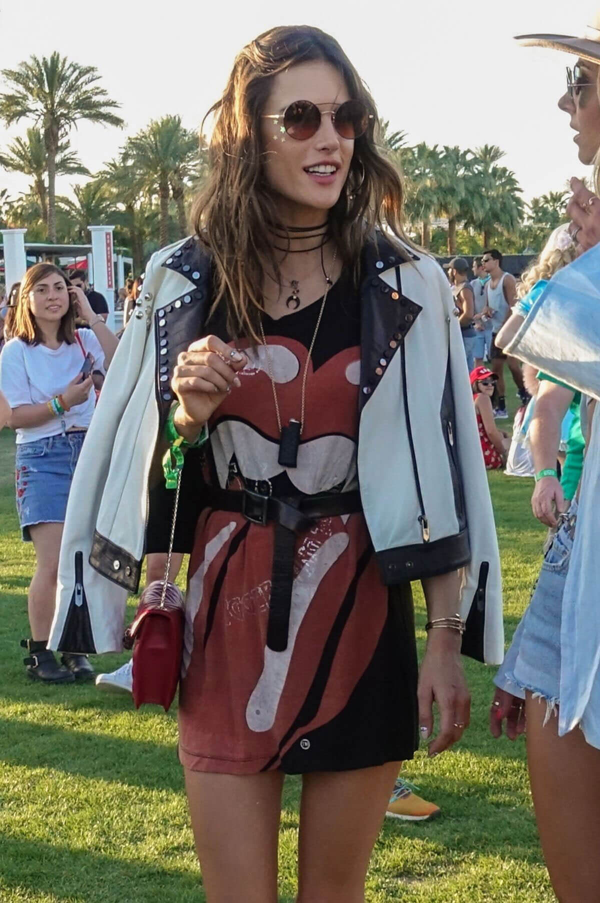 Alessandra Ambrosio Stills at Coachella Music and Arts Festival in Indio