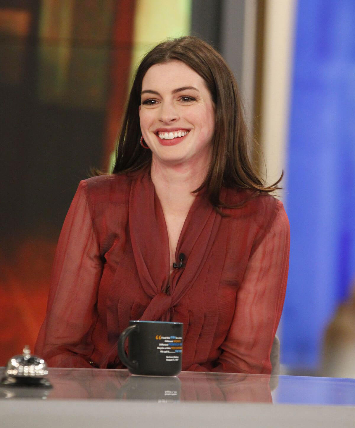Anne Hathaway at The View Images