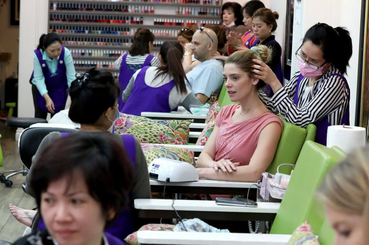 Ashley Greene Stills at a Nail Salon in Beverly Hills