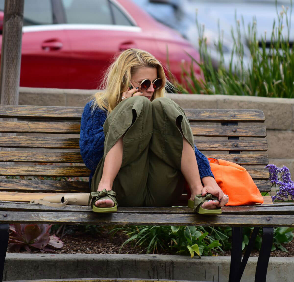 Busy Philipps Stills on the Bench in Los Angeles