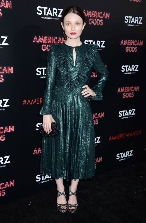 Emily Browning Stills at "American Gods" Premiere in Los Angeles 7