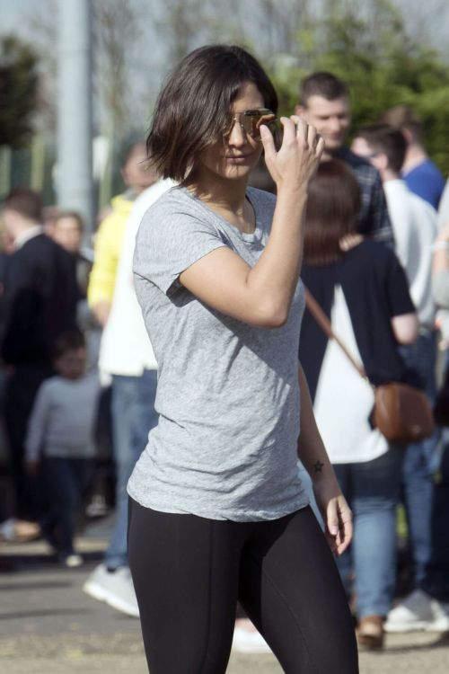 Frankie Bridge Stills at a Charity Football Match in Bexleyheath 7