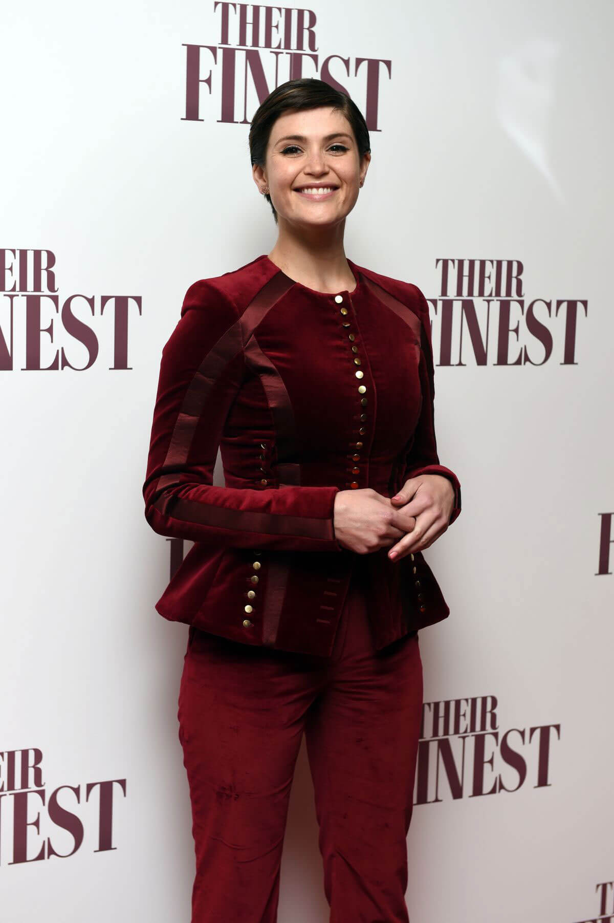 Gemma Arterton Stills at Their Finest Screening in London