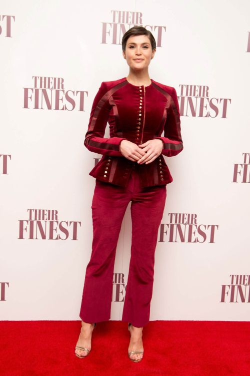 Gemma Arterton Stills at Their Finest Screening in London 7