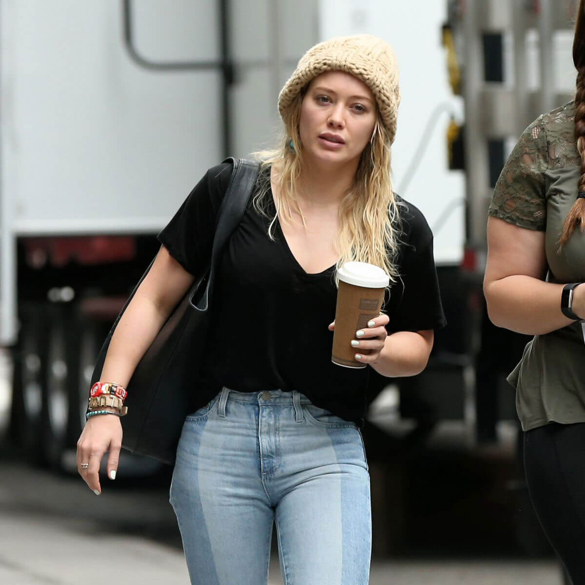 Hilary Duff Stills on the Set of Younger in New York