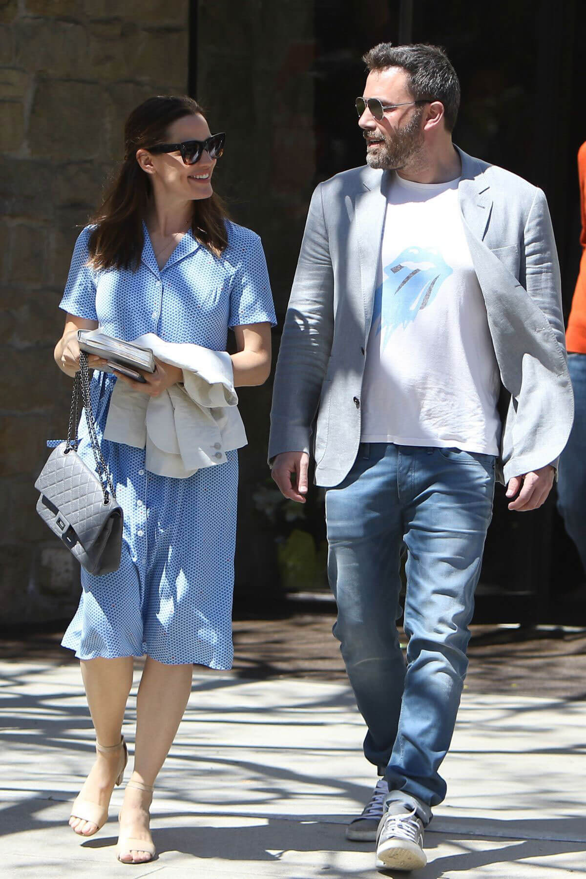 Jennifer Garner and Ben Affleck Leaves Church in Pacific Palisades