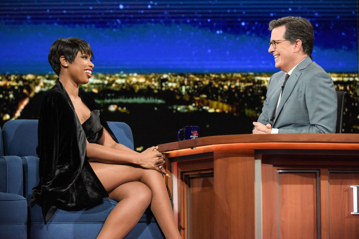 Jennifer Hudson Stills at Late Show with Stephen Colbert