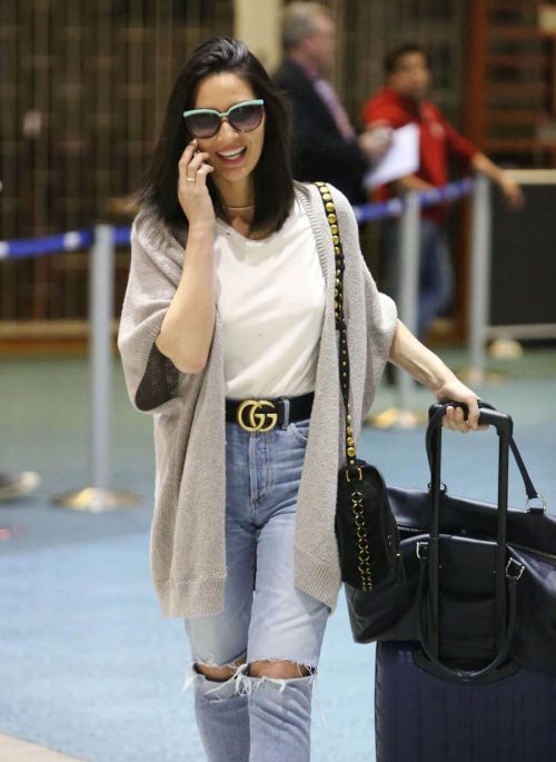 Olivia Munn Stills at Vancouver International Airport 3
