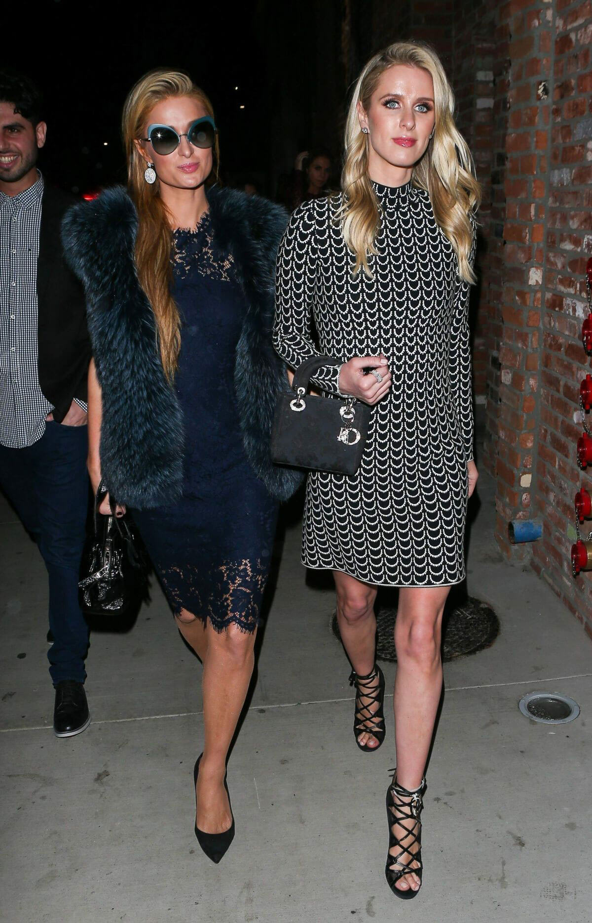 Paris Hilton and Nicky Hilton at Tao Beauty & Essex in Hollywood