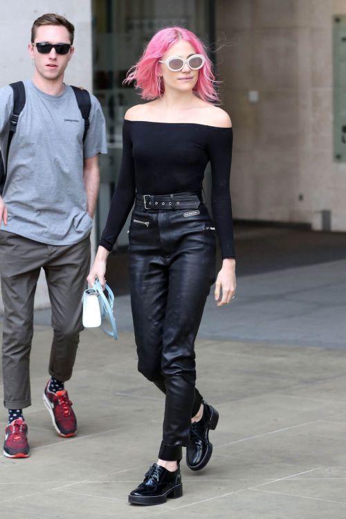 Pixie Lott Stills Leaves BBS Studios in London 2
