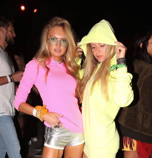 Romee Strijd Stills at Neon Carnival at Coachella Festival 4