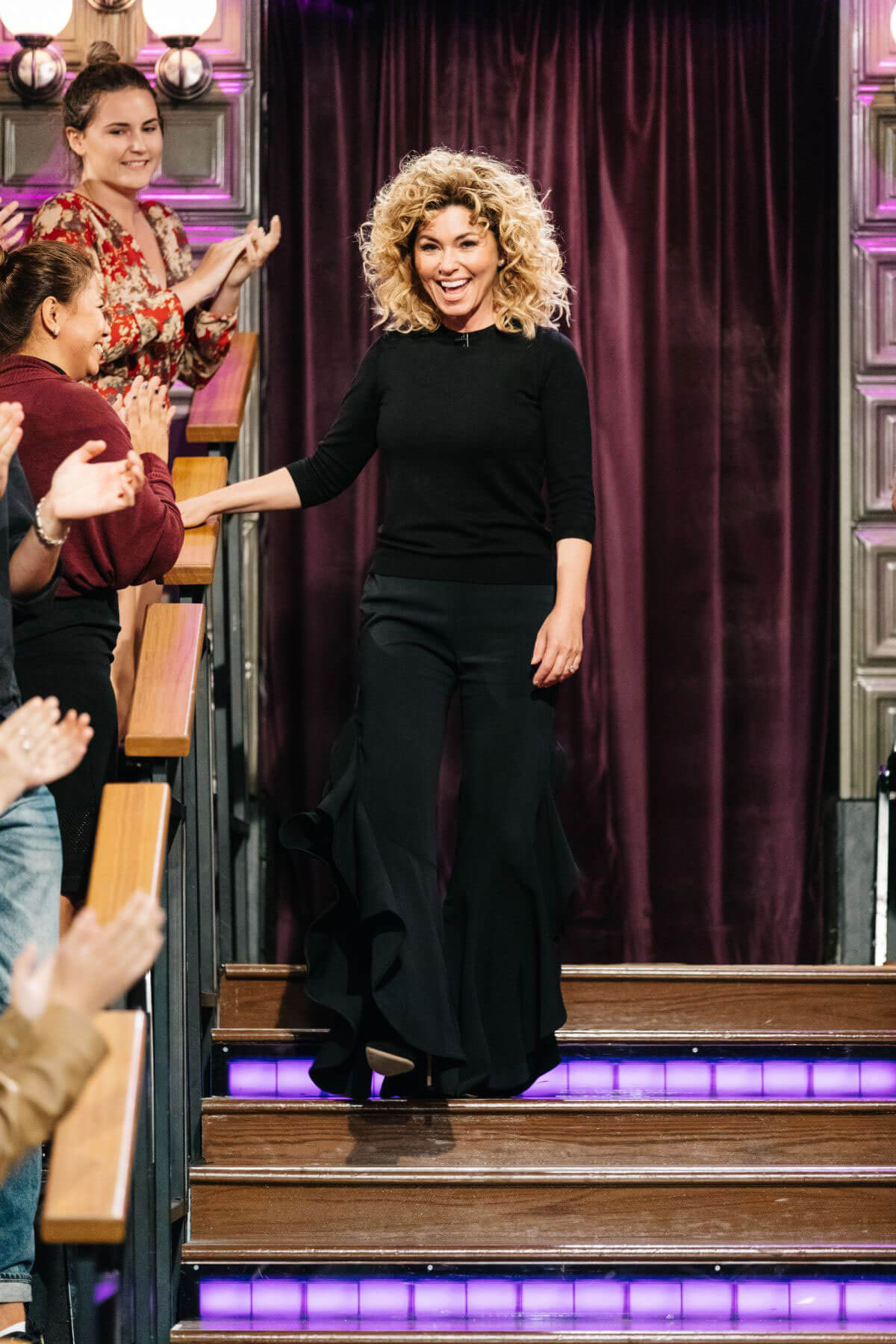 Shania Twain at Late Late Show with James Corden