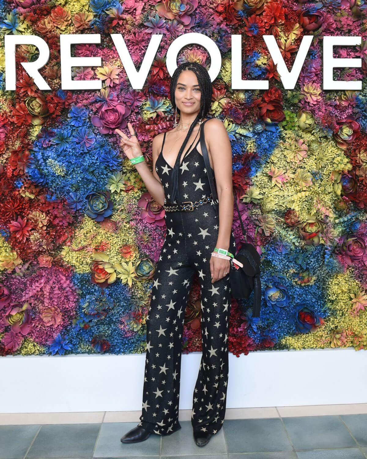 Shanina Shaik Stills at Revolve Desert House at 2017 Coachella in Indio