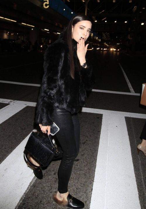 Sofia Carson Stills at Los Angeles International Airport 5