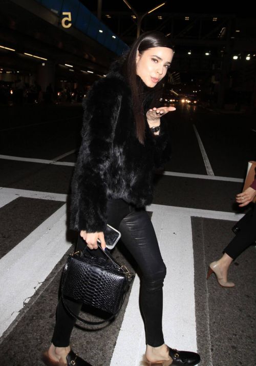 Sofia Carson Stills at Los Angeles International Airport 8