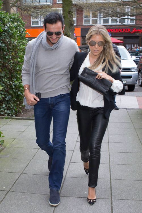 Sylvie Meis and Charbel Aouad After Engagement Night in Hamburg 4