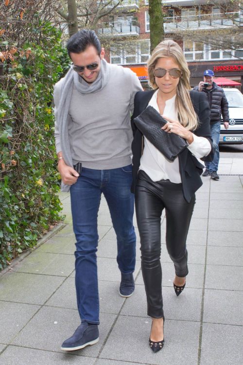 Sylvie Meis and Charbel Aouad After Engagement Night in Hamburg 5